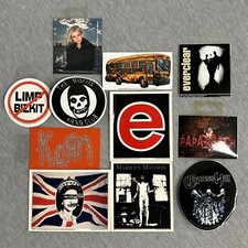 Vintage Music Band Decal Stickers Mason Korn Rage Limp Misfits Cypress Paparoach