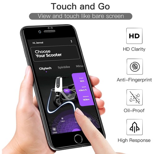 5 Pack HD Tempered Glass Screen Protector For iPhone 6 6S 7 8 Plus SE2 SE3 - Picture 10 of 29