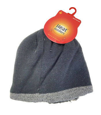 Heat Holders Men's Thick Winter Fleece Lined Chunky Knit Thermal Neck Warmer Scarf