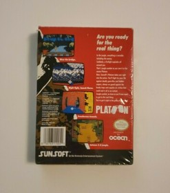 Platoon (Nintendo Entertainment System, 1988) CIB COMPLETE NICE SHAPE *READ* NES