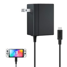JOYHPAMTA Nintendo Switch Charger Original AC Power Adapter Type-C
