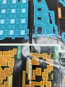 Final Fantasy 1990 Nintendo NES Dungeon Maps / Item Chart NES-FF-USA(A)