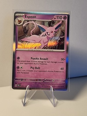 espeon pokemon card ebay Espeon 033/131 Sv: Prismatic Evolutions Holo Pokémon TCG NM