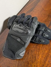 Macna Haros Men's Black Lightweight Motorcycle Gloves Size XL/11