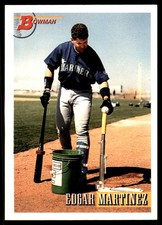 Edgar Martinez 1993 Bowman #515 Mariners MLB READ FREE SHIPPING AutographDen