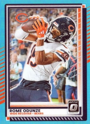2025 Donruss Optic #151 Rome Odunze Neon Blue #/399
