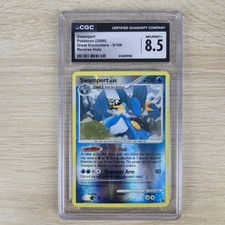 Swampert 9/106 Great Encounters Reverse Holo Foil 2008 Nintendo Pokemon Card