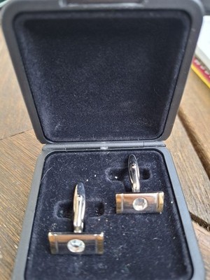 Manschettenknöpfe Franz Scheuerle 925er Silber mit Zirkonia Top Zustand