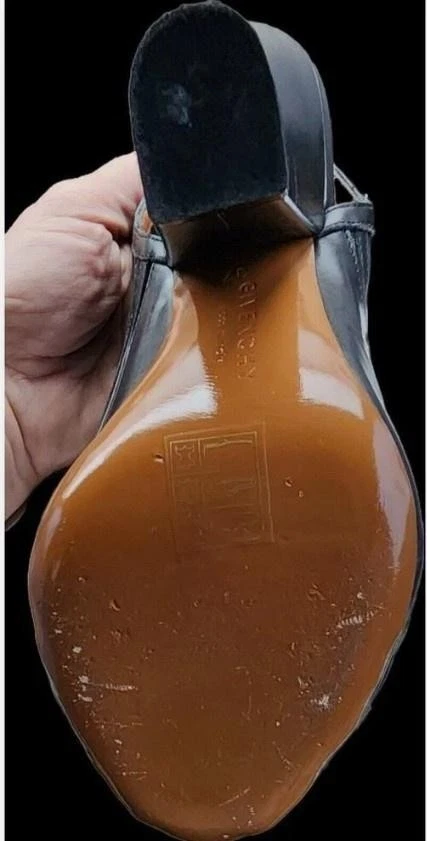 Zapatos Givenchy para mujer talla 38 tacones con cordones patrón ondulado diseñador Foto 4 de 4