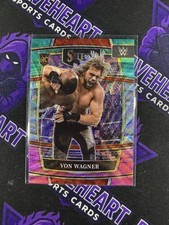 2022 Panini Select WWE Von Wagner Concourse Tri Color Rookie RC