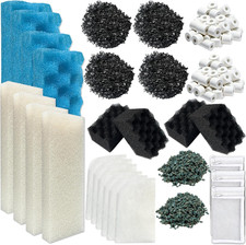 44-Piece Replacement Media Kit for Fluval 306/307 Canister Filter