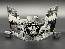 Las Vegas Raiders Brock Bowers Custom Full Size Helmet Visor