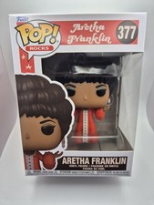 Funko Pop! Vinilo: Figura Coleccionable Aretha Franklin #377 Rocks Totalmente Nueva