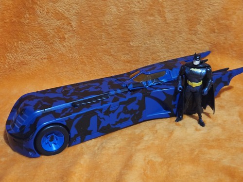 Rara Batmobile Mimetica Cavaliere Blu 2000 con Bat Jet e Figurina Batman - Danneggiata!!! - Foto 2 di 22