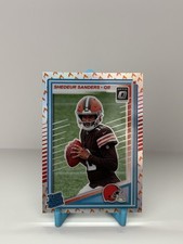 2025 Panini Donruss Optic #203 Shedeur Sanders Fire Emoji Prizm Refractor SSP 🔥