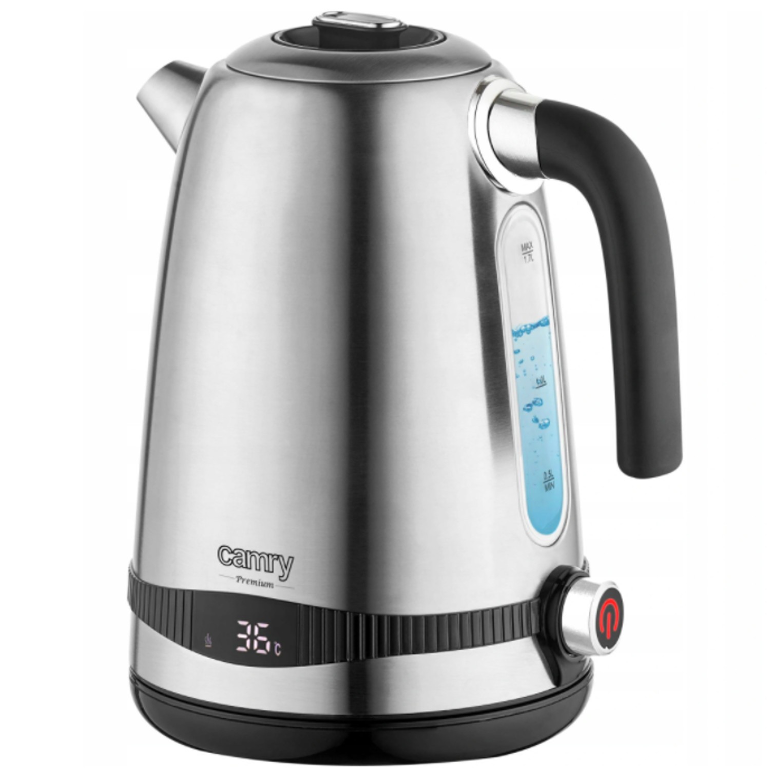 Bouilloire en acier inoxydable température réglable 1.5L appareil électroménager cuisine