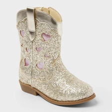 Toddler Dallas Glitter Western Boots - Cat & Jack