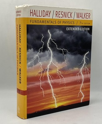 Fundamentals Of Physics Halliday Resnick Walker Wiley Yellow HC Illustrated 2005