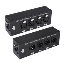 Aluminum  PCB 3Pin XLR Adapters with 4 Port for Professional Sound Systems