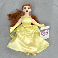 Belle Princess Beauty and The Beast The Disney Store Bean Bag Plush 9" Stuffed