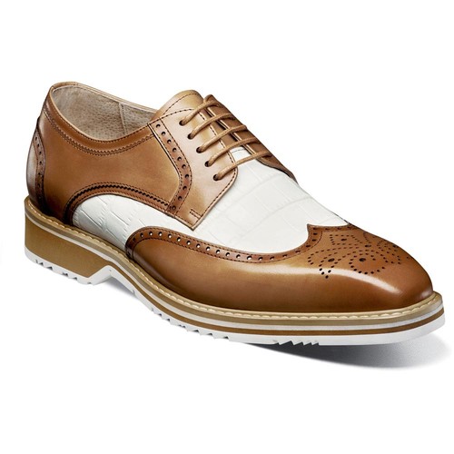 Chaussures Oxford STACY ADAMS Modèle Peyton En Cuir Noir Pointure 10.5 M - Neuves Avec Boîte