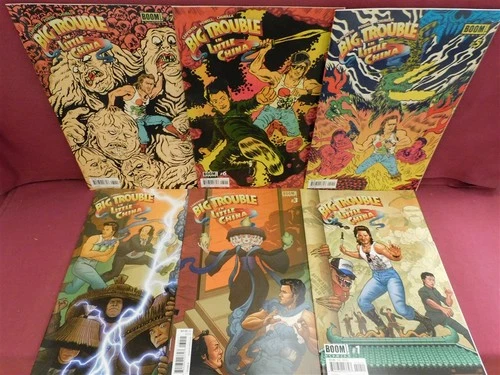 BIG TROUBLE IN LITTLE CHINA 1 3 4 5 6 7 B BOOM VARIANT COMIC LOT POWELL 2014 NM