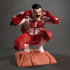 Kit Modelo Estatua Escultura Resina Omni Man Sin Pintar/Sin Montar