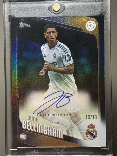 Jude Bellingham Auto /10 Topps UCC 2025 Real Madrid SSP #10/10
