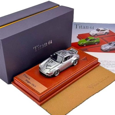 Make Up 1:64 Porsche Singer DLS 2018 Resin Car Model Limited Collectible Gift