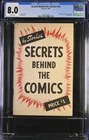 Secrets Behind the Comics #nn High Grade Stan Lee Captain America 1947 CGC 8.0