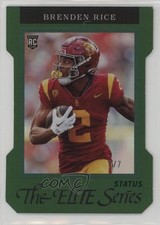2024 Donruss Elite 1992 Rookies Status Green Die-Cut 7/7 Brenden Rice #38 1fl4