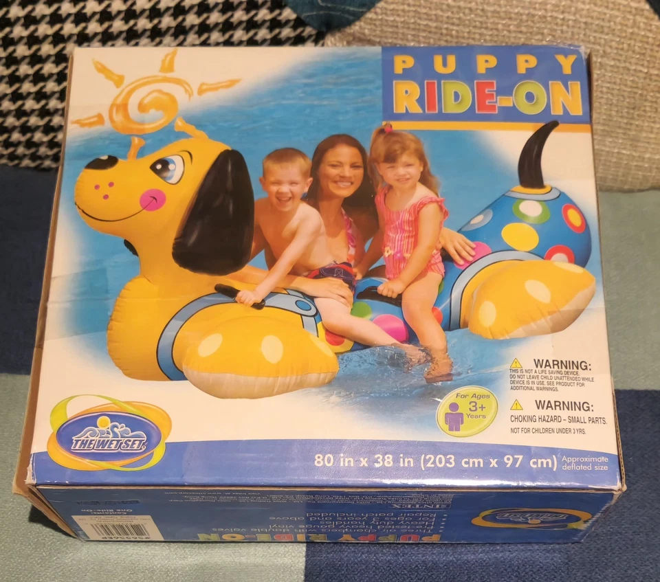 Intex The Wet Set Puppy Inflatable Pool Float/ Rare/great Price!!This Won't Last - Image 4 of 4