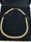 Atrafin 14k Yellow Gold Mesh Chain Necklace 18in Peru — photo 1