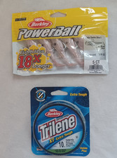 Berkley Power Bait 3" Pre-Rigged 1/4 Oz Pogy Swim Shad & 10LB Trilene ~ Sealed