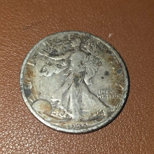 1935-D Walking Liberty Half Dollar Silver 50C Denver Nice Details - Good Coin!!!