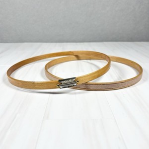 Vintage GIBBS 7" Embroidery Hoop Felt Grip Cushioned Wood Spring Tension USA