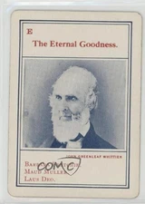 1910 Parker Bros Authors De Luxe John Greenleaf Whittier #E 0w6