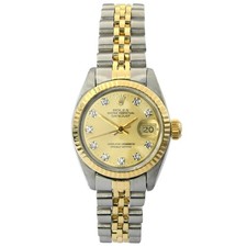 ROLEX Lady-Datejust Bicolor mit Diamant Zifferblatt in Stahl/Gelbgold Ref.: 6917