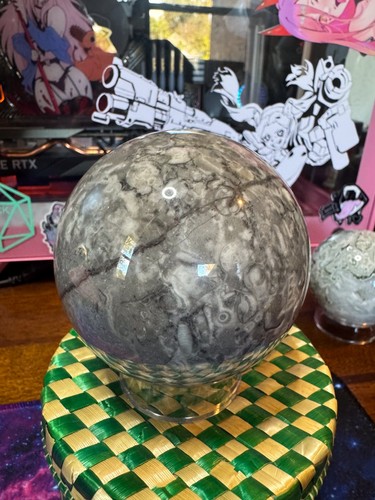 Crinoid Sphere 2 INCH CRYSTAL