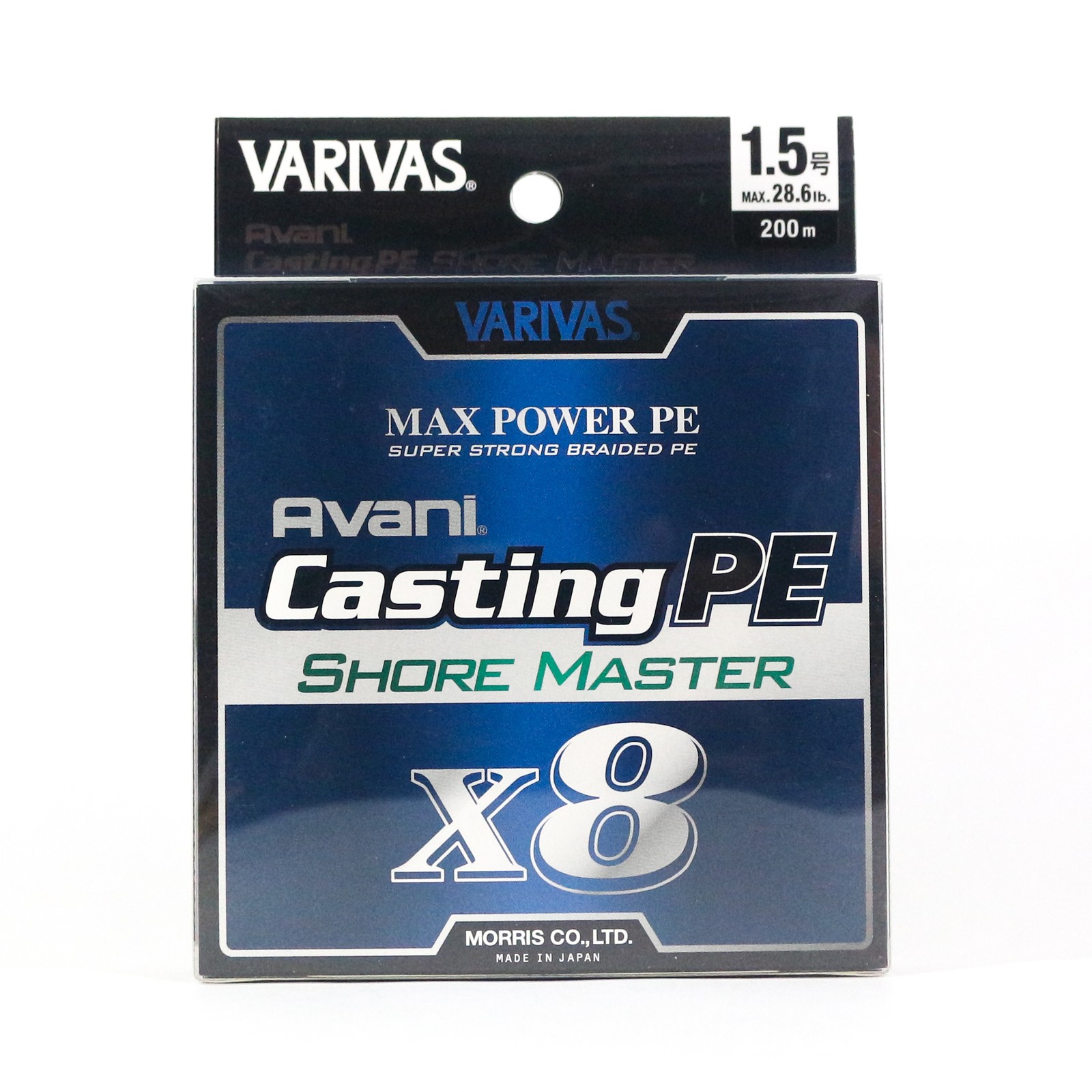 Varivas P.E Line Shore Master Max Power X8 200m P.E 1.5 28.6lb (4984)