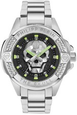 Philipp Plein The $kull Men's Silver Watch PWAAA2725