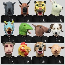 Funny animal headgear masquerade cute live mask Halloweenparty performance props
