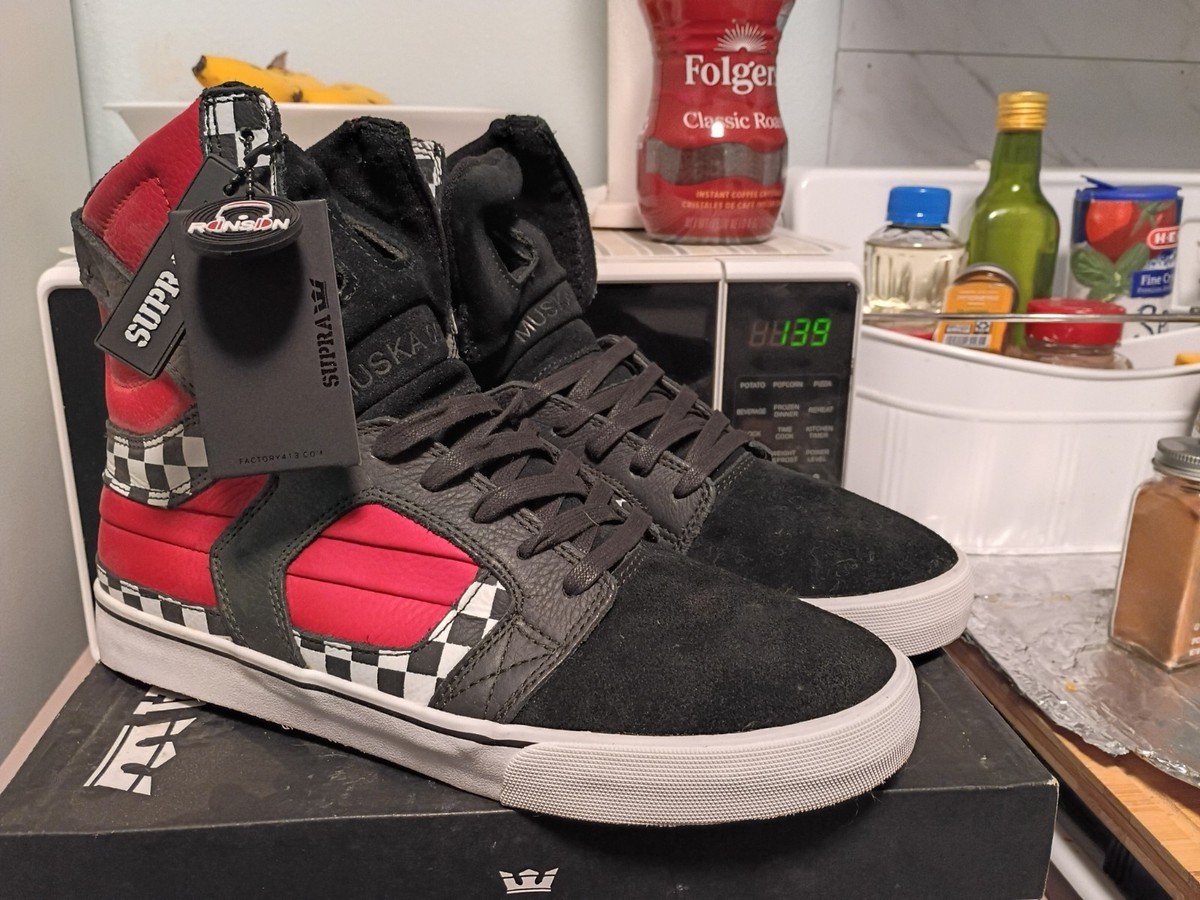 ULTRA RARE SUPRA SKYTOP 2! SAMAKAZI LIL REDS! SKATEBOARD SHOES