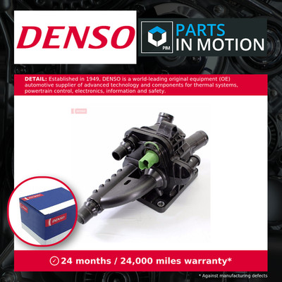 Coolant Thermostat fits CITROEN C4 PICASSO Mk1 1.6D 10 to 13 Denso 1336AX New