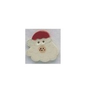 Mill Hill Ceramic Buttons 86008 Santa Face