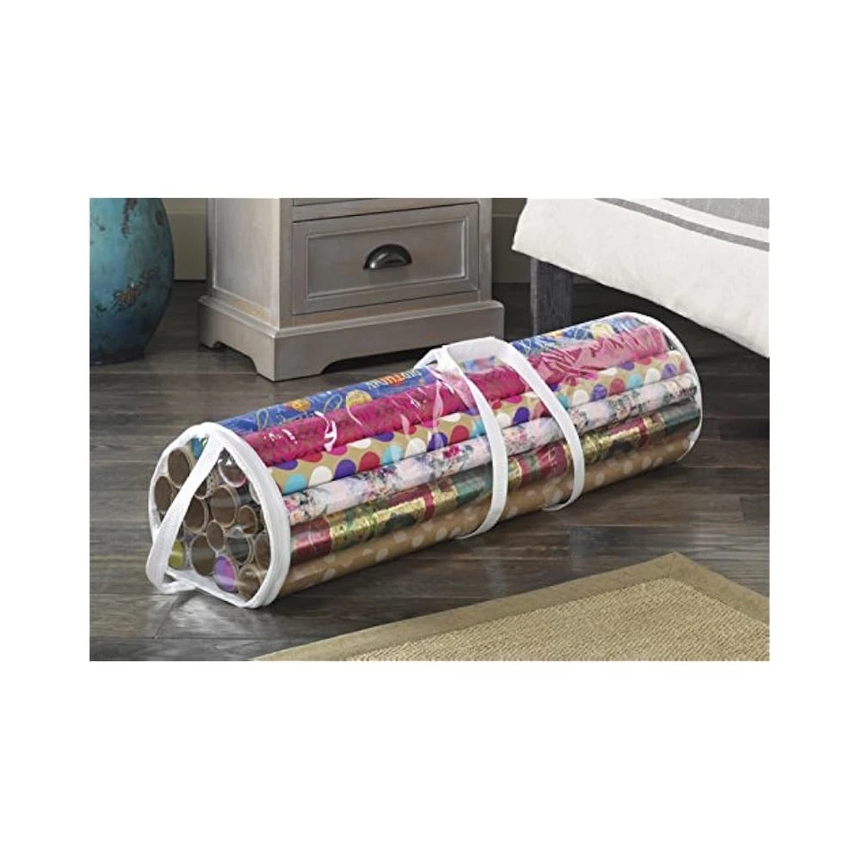 Прозрачный вид подарок надежном органайзер, держит 25 рулонов, на молнии, пыленепроницаемый чехол - Изображение 2 из 4