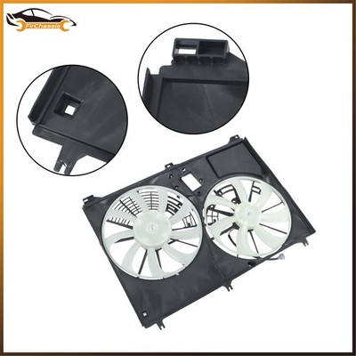 2014-2018 2019 For Toyota Highlander Radiator Condenser Cooling Fan Assembly