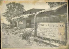 1983 Press Photo Exterior view of the old El Rancho Club in Merced County