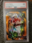 2024 Panini Select - Club Level Drake Maye #218 Orange Shock Prizm /399 (RC)