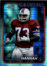 2024 Topps Chrome Prism Refractors #129 John Hannah New England Patriots